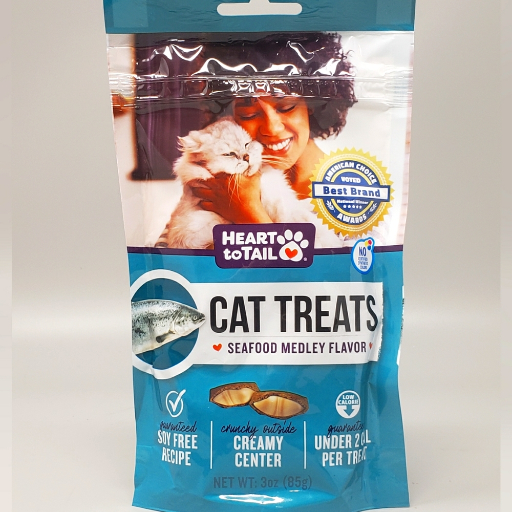 Heart To Tail Seafood Medley Cat Treats